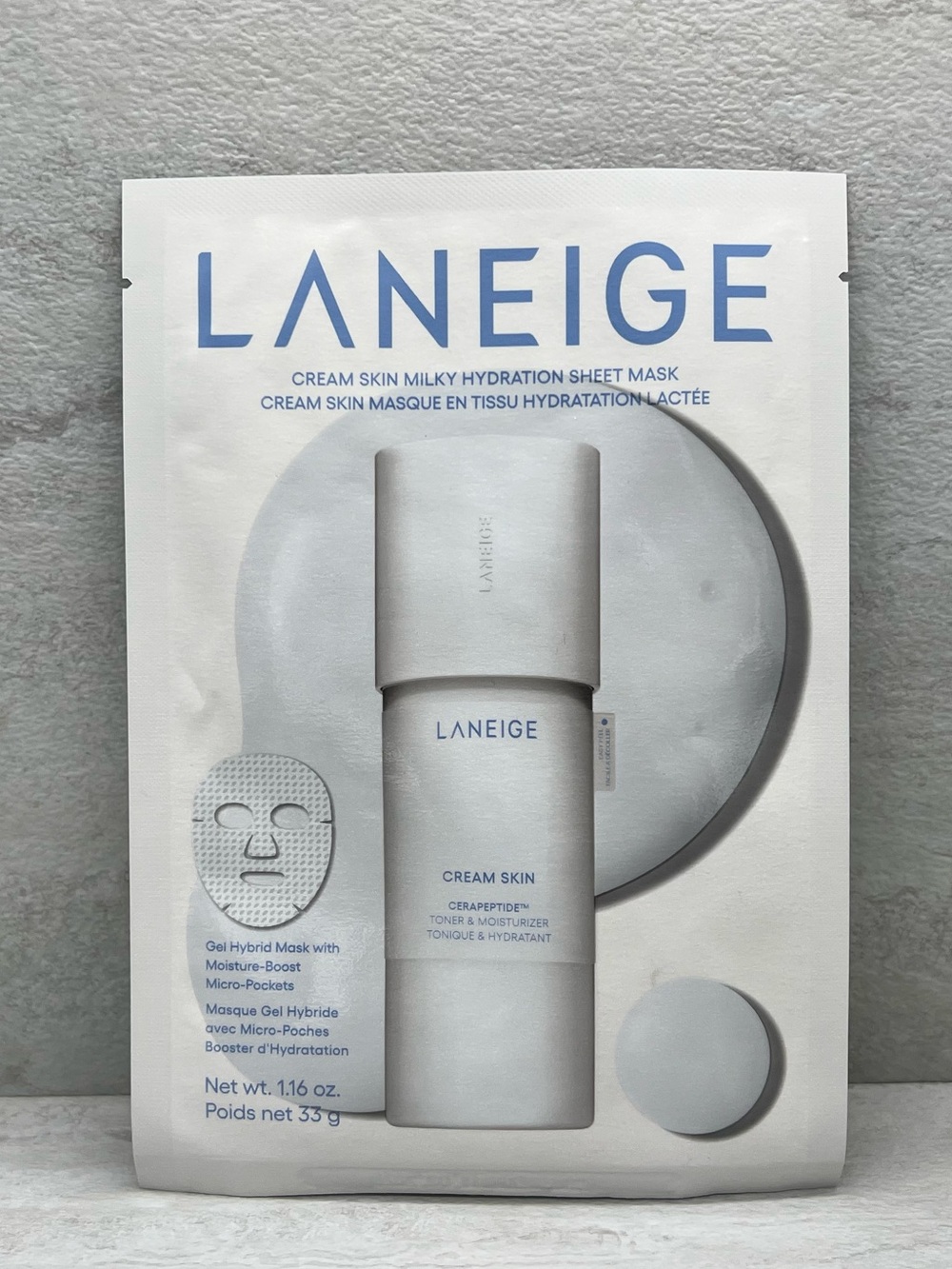 🎉 $5 LANEIGE Cream Skin Milky Hydration Sheet Mask